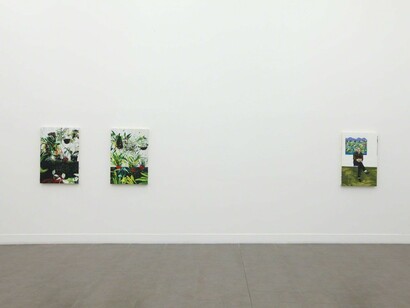 Raffi Kalenderian, Green River, Exhibition view. Courtesy of Brand New Gallery