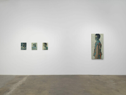 Sara Berman, Lapdogs and fools, exhibition view. Courtesy of Vielmetter Gallery