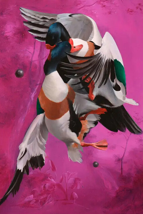 Leisure herd, artwork in exhibition. Courtesy of Sullivan+Strumpf