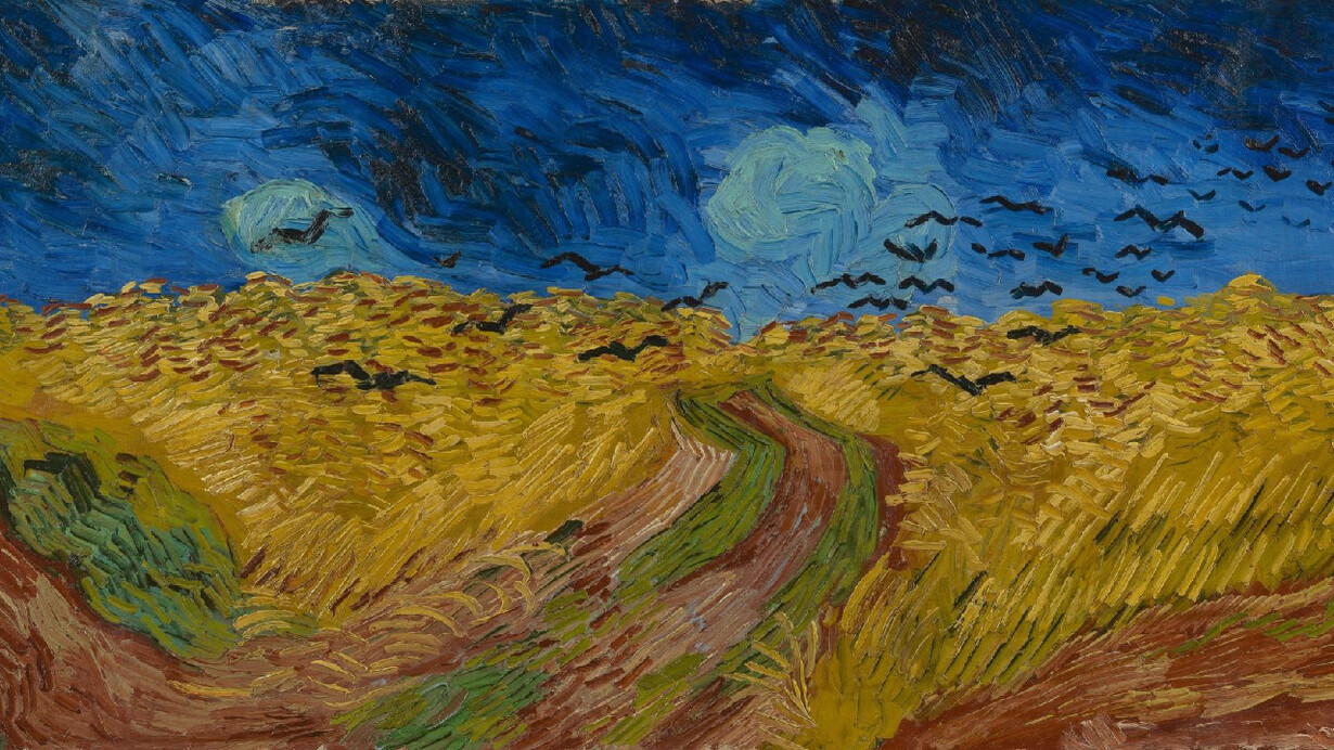 Vincent van Gogh, Wheatfield with crows, 1890. Courtesy of the Vincent van Gogh Museum