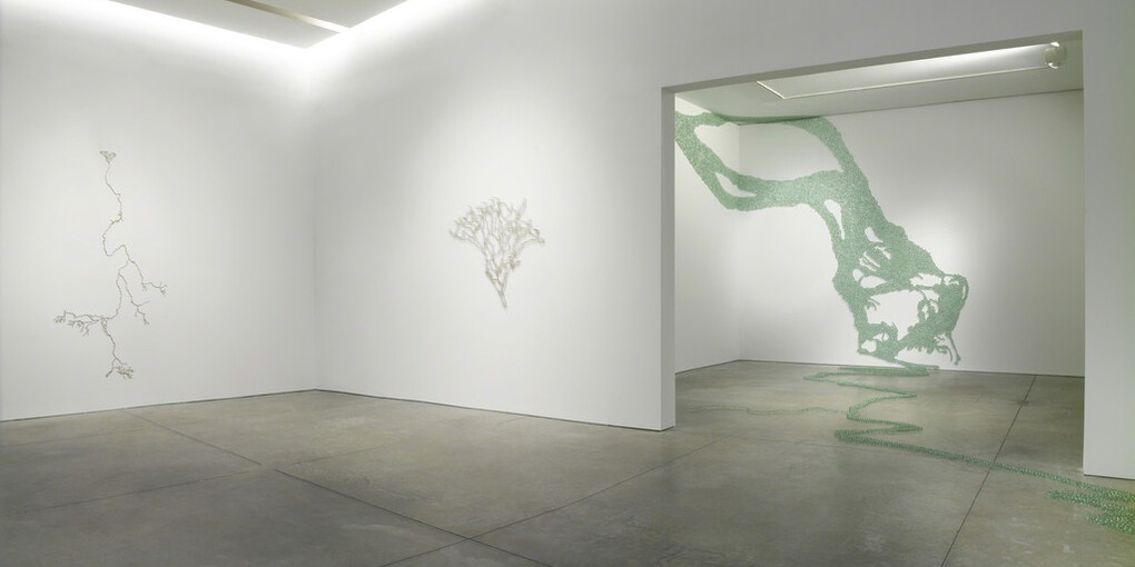 Maya Lin, Exhibition view. Courtesy of Pace Gallery