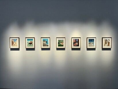 Guy Billout, Quiet catastrophes, exhibition view. Courtesy of Philippe Labaune Gallery
