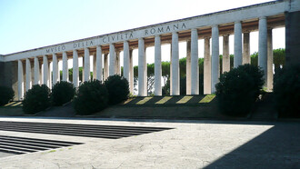 Pietro Aschieri, Cesare Pascoletti, Gino Peressutti, Domenico Bernardini, Palazzo per la Mostra della Romanità