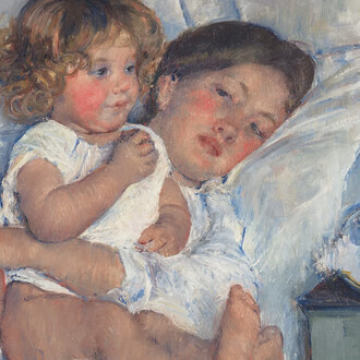 Mary Cassatt, Breakfast in bed (detail), 1897. Courtesy of the Art Institute of Chicago