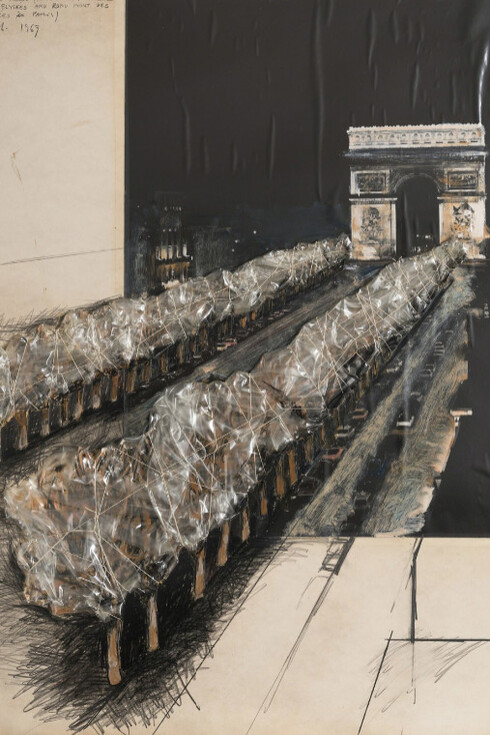 Christo and Jeanne-Claude. Courtesy of Repetto Gallery