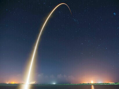 Des fusées telles que la Falcon 9 de SpaceX consomment du kérosène et libèrent de la suie
