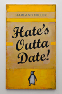Harland Miller, Hate’s Outta Date, Limited Edition giclee print, 2017. Courtesy of Vauxhall Art Car Boot Fair