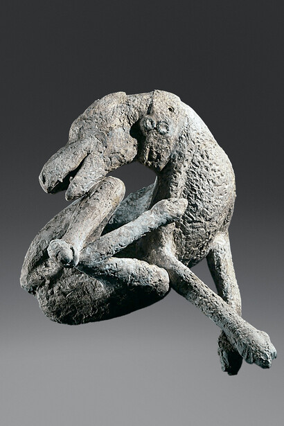 Dog
Plaster cast 
Pompeii, House of Orpheus 
Soprintendenza Speciale per Pompei, Ercolano e Stabia (SSPES)

Photo © Sven Hoppe / dpa / CORBIS
