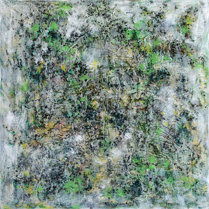 Lin Mo, Decarnation, Xinyi, 115x115cm