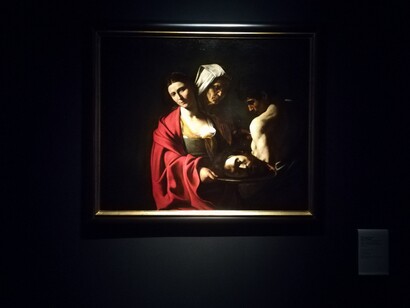 Caravaggio, Salomé con la testa del Battista