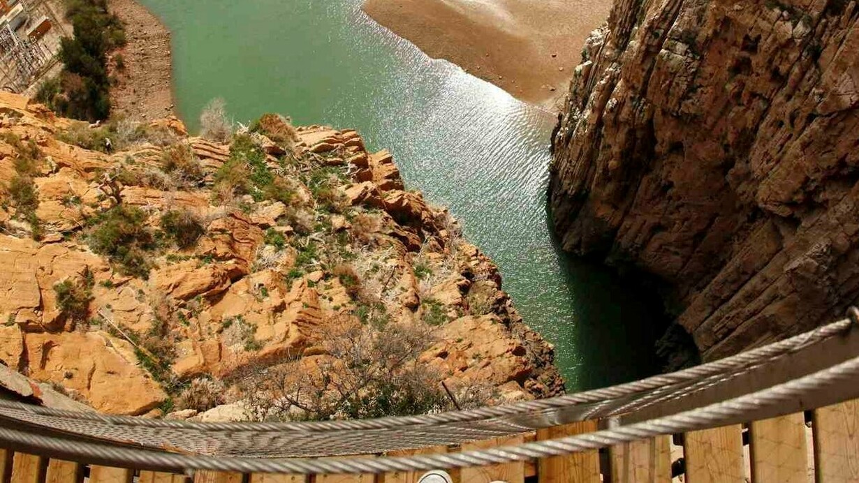 Vista desde el Caminito del Rey
