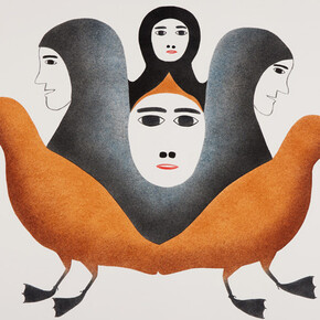 Kingmeata Etidlooie, Spirits emerge (detail), 1987. Mit freundlicher genehmigung des Dom Museums