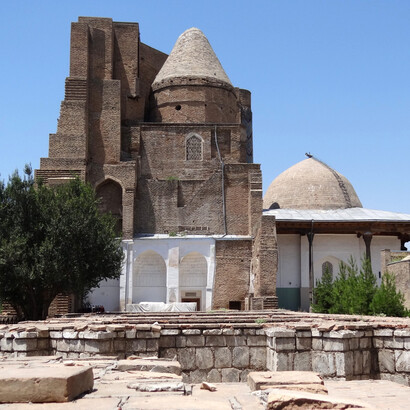 The Jahangir Mausoleum located in Shahrisabz, Uzbekistan