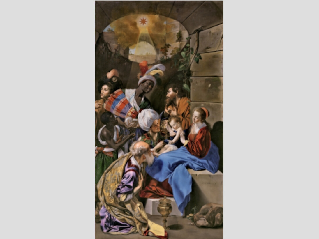 The Adoration of the Magi, 1612 - 1614. Oil on canvas, 315 x 174.5 cm. Courtesy of Museo del Prado
