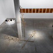 M’barek Bouhchichi, Black seeds, exhibition view. Courtesy of Selma Feriani Gallery