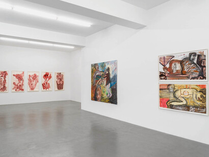 Martin Disler, exhibition view. Courtesy of Buchmann Galerie