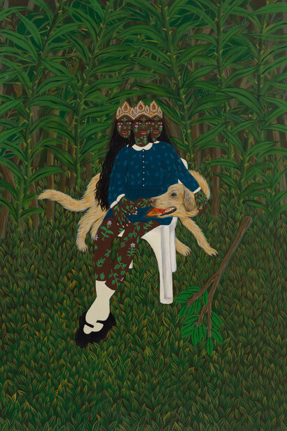 Kelly Sinnapah Mary, At home, 2025. Courtesy of James Cohan Gallery