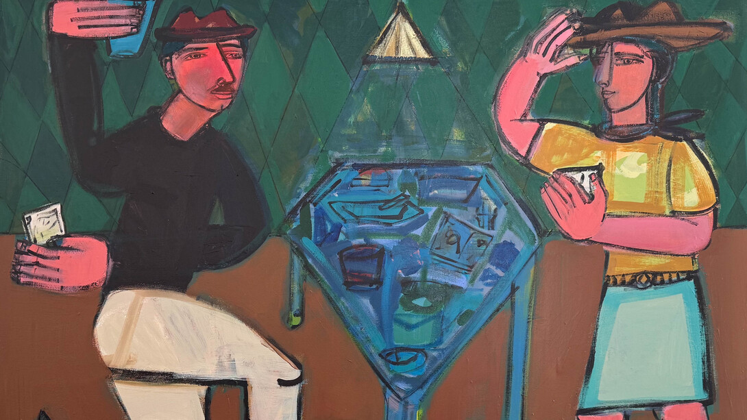 Rebecca Jack, Poker face. Courtesy of JoAnne Artman Gallery