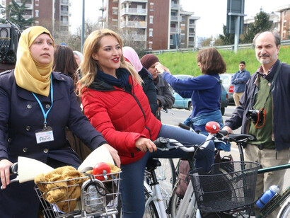 Manifestazione per le donne a Milano