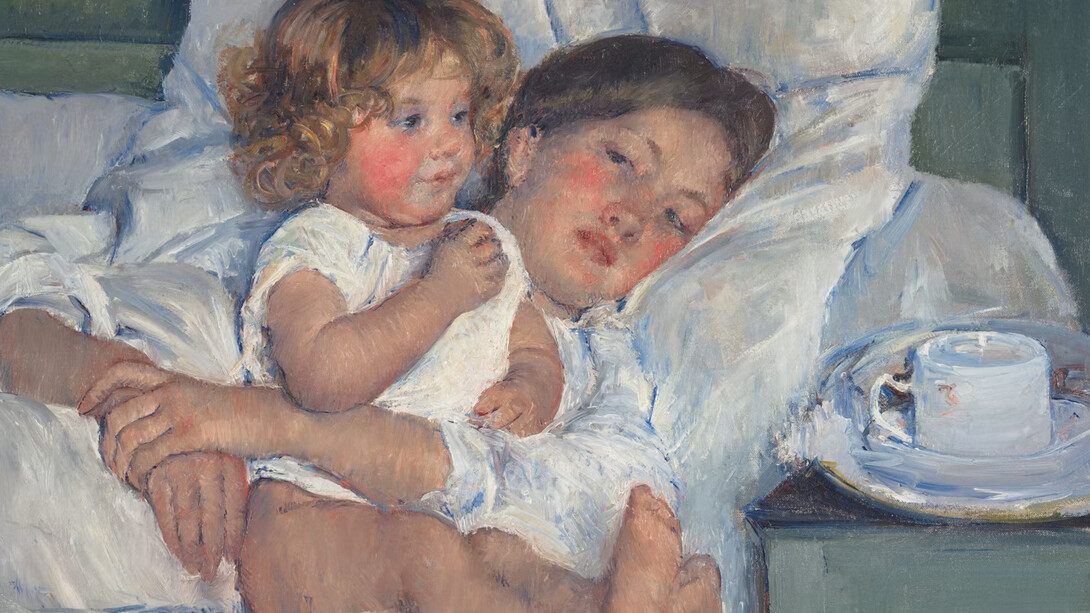 Mary Cassatt, Breakfast in bed (detail), 1897. Courtesy of the Art Institute of Chicago
