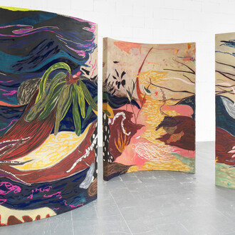 Fernanda Galvão, Serpent serpent snake, exhibition view. Courtesy of Galerie Barbara Thumm