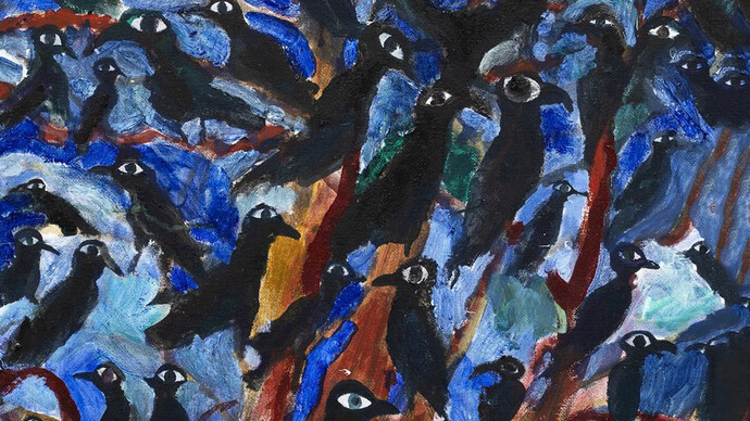 Joe Roberts, Caw caw caw, 2024. Courtesy of GGLA 