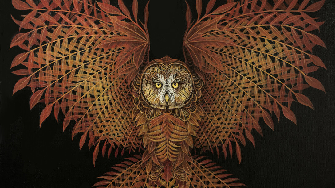 MollyDevlin, Fligth of the fall (detail). Courtesy of Corey Helford Gallery