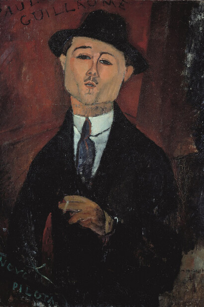 Amedeo Modigliani. Portrait of Paul Guillaume, Novo Pilota, 1915