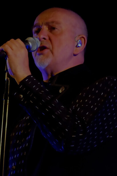 Peter Gabriel photographed at the 3rd Life Festival in Oświęcim captures a moment of artistic essence, Poland