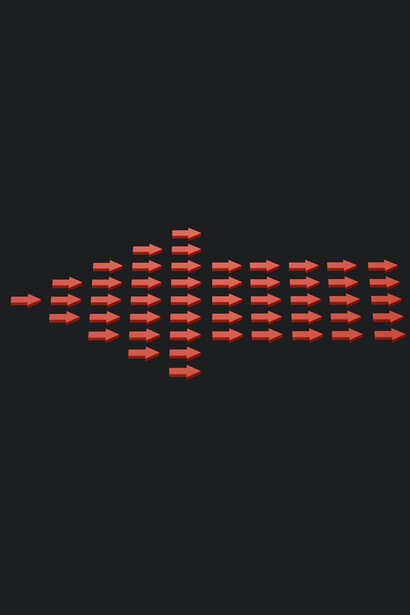 Morale, giusto o sbagliato? Frecce che indicano la direzione