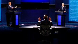 The long-standing debate between Donald Trump and Joe Biden, two opposing political ideologies