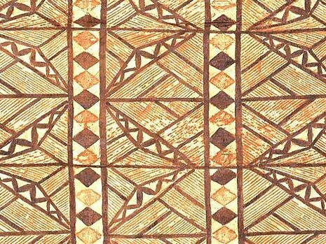 Tapa cloth from the 19th century