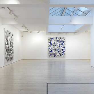 Yves Zurstrassen, exhibition view. Courtesy of Annely Juda Fine Art