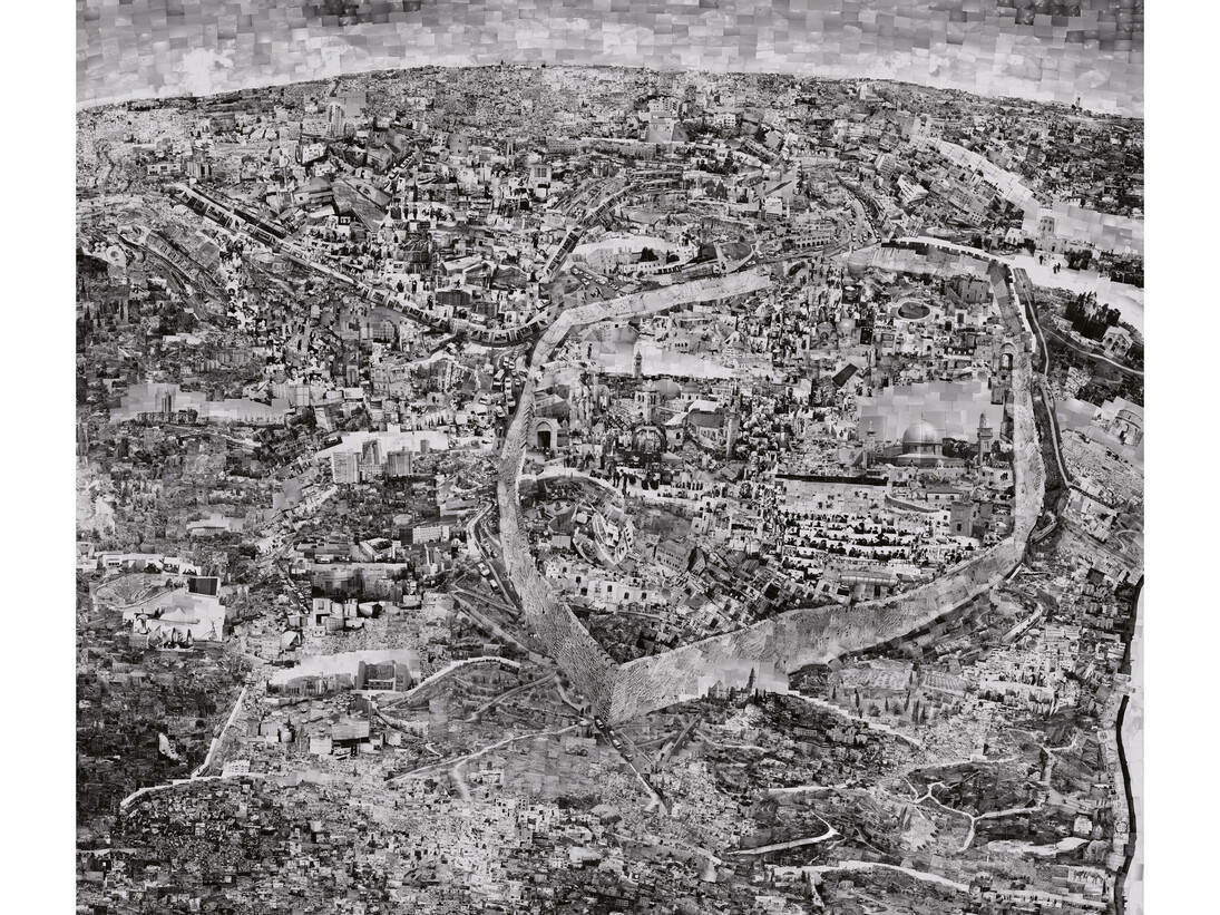 Diorama Map Jerusalem, 2012 – 2013 © Sohei Nishino, Courtesy Michael Hoppen Gallery