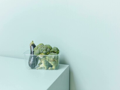 An eggplant and broccoli paired together offer toxin elimination