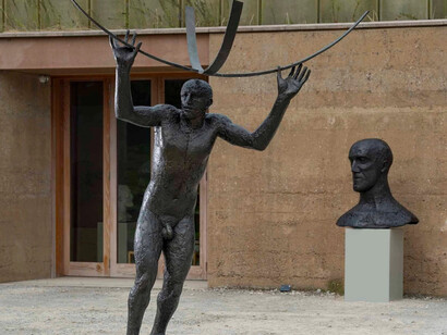 Dame Elisabeth Frink, Natural connection, exhibition view. Courtesy of YSP Gallery