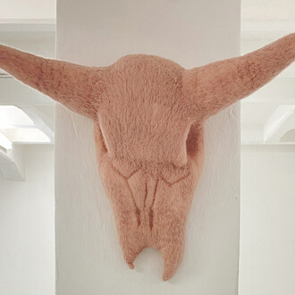 Guadalupe Salgado, paisaje del desierto, 2023. Wool Sculpture, 40x47x20 cm. Courtesy of The Flat- Massimo Carasi