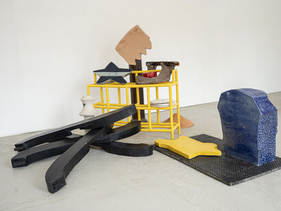 Rokas Janušonis, Jumble, exhibition view. Courtesy of Meno Parkas Gallery