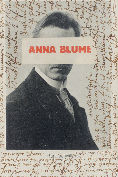 Kurt Schwitters, Postcard to Mr. Walter Dexel, Jena «Anna Blume» (detail), 27.5.1921. Courtesy of Zentrum Paul Klee