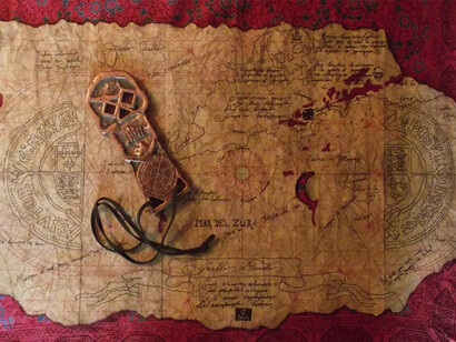 El mapa del tesoro de "Los Goonies"