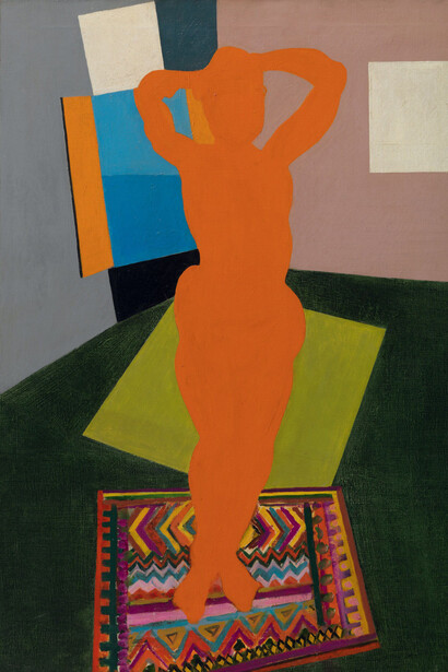 Edward Piper, Silhouetted Nude before Window