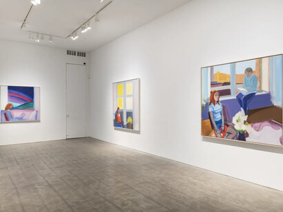Elizabeth Osborne, Landscapes of the mind’s eye, exhibition view. Courtesy of Berry Campbell