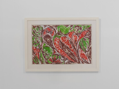 Lee Krasner, Works from the 1960s, vue de l’exposition. Avec l’aimable autorisation de la galerie Gagosian