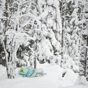 Merike Estna, Traveling with a painting, video still, 2013