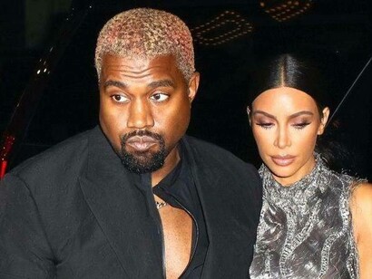 Kanye West and Kim Kardashian are reacting differently to their evening as one looks pleased while the other doesn't