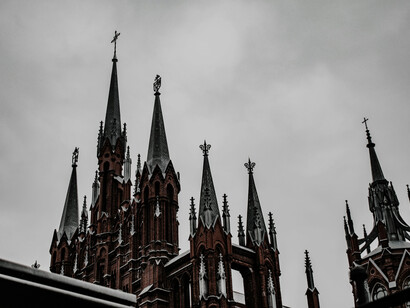 Located in the heart of Moscow, Russia, the Cathedral of the Immaculate Conception of the Holy Virgin Mary is a remarkable example of neo-Gothic architecture
