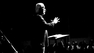 Symbolisches Bild einer Rede