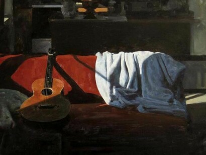 Hollis Dunlap, Early Morning, 2014, Oil on Board, 18" x 24"