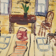 V.N. Nemukhin, Priluki. In the large room (detail), 1956. Courtesy of New Tretyakov Gallery 