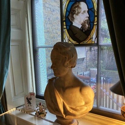 Interno della casa di Dickens, Londra, UK. Foto di Flavius Roversi
